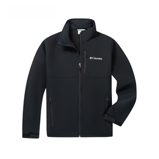 Columbia哥伦比亚软壳衣男士25秋冬新户外抓绒内里拒水外套WE6044