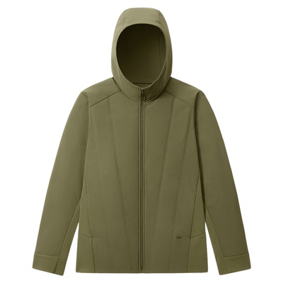 蕉下男士连帽气绒服户外高弹保暖外套似羽绒秋冬季新款棉服焦下