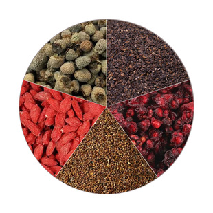 五子茶枸杞子菟丝子五味子覆盆子车前子组合中药材男士泡酒茶正品