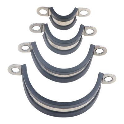 连胶条马鞍卡双层固定管