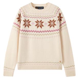 【费尔岛&25%绵羊毛】eland kids衣恋童装女童针织衫25冬新品毛衣