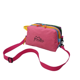 户外运动便携斜挎包轻便大容量多巴胺多层防水ins春夏化妆包日系