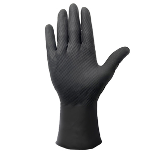 星宇一次性丁腈橡胶手套凸点防滑防油加厚耐用劳保防护维修汽修用