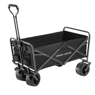 城市波浪露营推车户外折叠手推车旅行营地拉车儿童小拖车便携摆摊