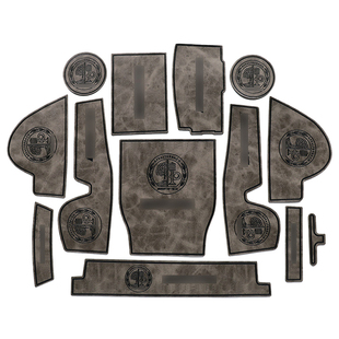 适用于奔驰gle350 450门槽垫车内用品改装配件内饰保护装饰水杯垫