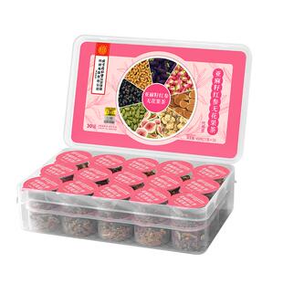 黄体酮养雌茶红参亚麻籽无花果干黑豆黑枸杞桑葚女生泡水喝养生茶