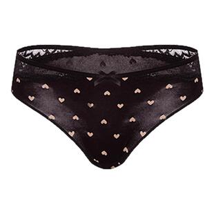 「LA」怦然心动*纯欲爱心印花裸感舒适女甜美软糯透气Hottie内裤