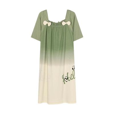 纯棉睡裙女夏季薄款可外穿