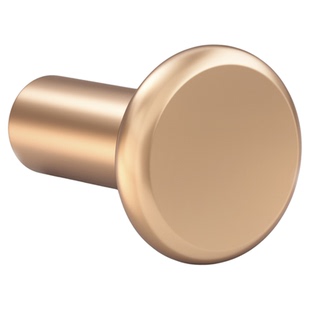 紫铜平头实心铆钉GB109平帽铜钉敲击式平圆头柳钉Φ1.5M2M3M4M5M8