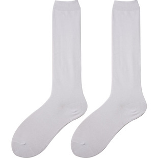 150小个子小腿袜天鹅绒丝袜女夏季长袜白色中筒袜子女黑色jk制服