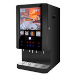 西堤岛自动涡轮搅拌速溶咖啡奶茶饮料冷热自助牛奶豆浆机不堵粉