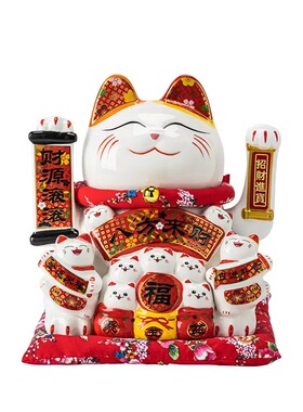 招财猫摆件开业乔迁礼物