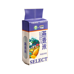 纯燕麦米新米粗粮内蒙古全胚芽燕麦粒仁糖尿人专用官方旗舰店正品