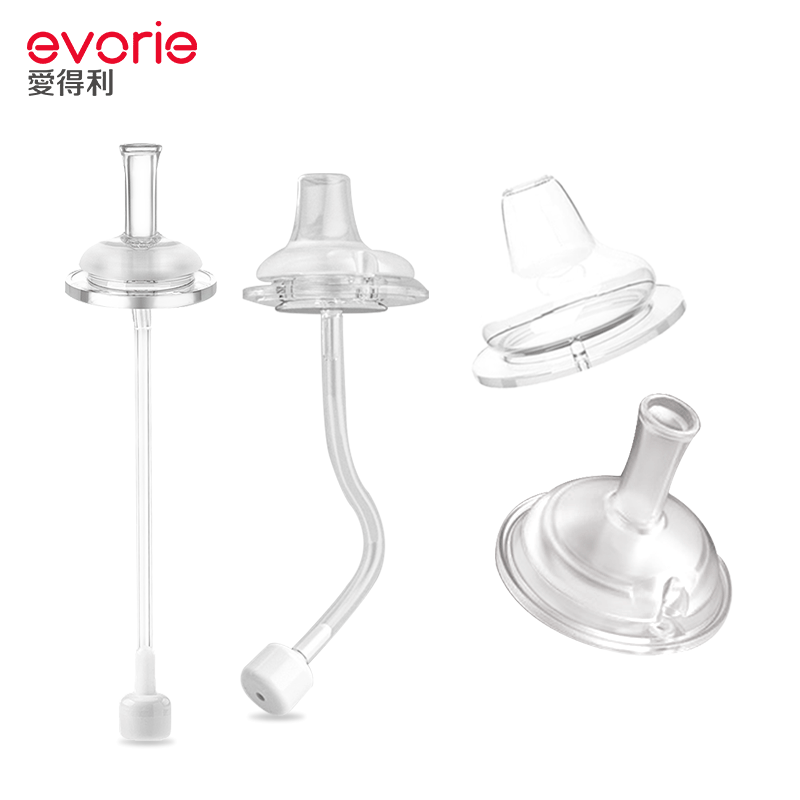 爱得利奶瓶吸管配件鸭嘴奶嘴贝亲通用新生婴儿宝宝仿真母乳实感大