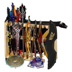 塞尔达传说王国之泪周边大师之剑禁卫大剑海利亚盾武器模型玩具