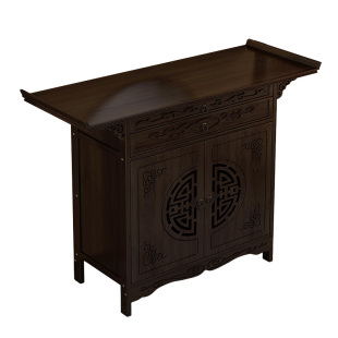 佛龛新中式立柜财神爷柜供桌佛台家用香案佛像关公菩萨贡桌供奉台