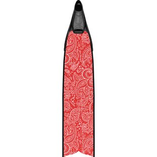 FRENZEL法兰左 神秘曼陀林透光玻纤自由潜水长脚蹼超舒适脚感