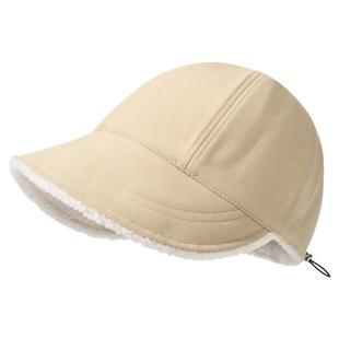 大帽檐渔夫帽女秋冬季高级感大头围显脸小鸭舌帽加绒加厚棒球帽子