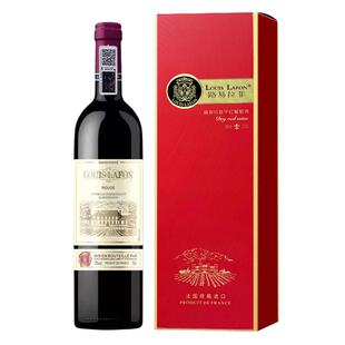 法国原瓶进口路易拉菲LOUISLAFON优选干红葡萄酒红酒精美礼盒装