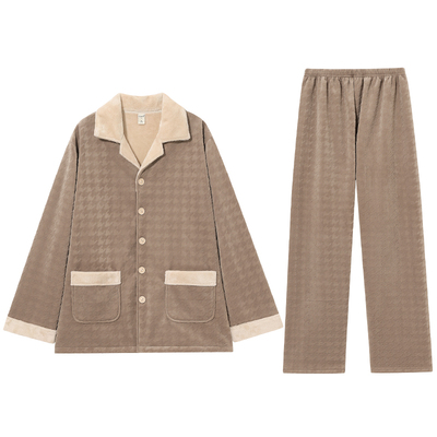 达尔丽情侣珊瑚绒睡衣