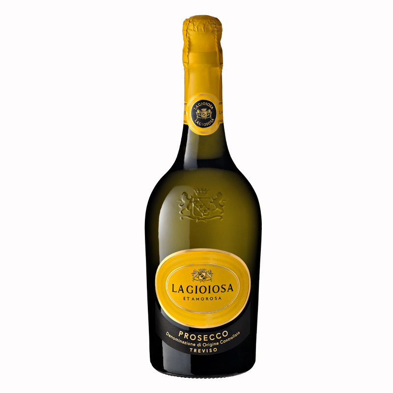 黄墩墩起泡酒 意大利喜乐滋Prosecco La Gioiosa普赛克干型起泡酒