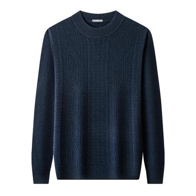 圣得西加厚半高领毛衣男