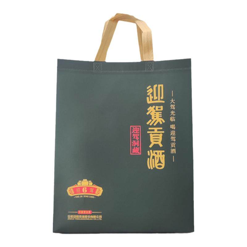 迎驾贡酒手提袋洞藏6洞9银星原箱拆出可装两瓶全新白酒礼品包装袋