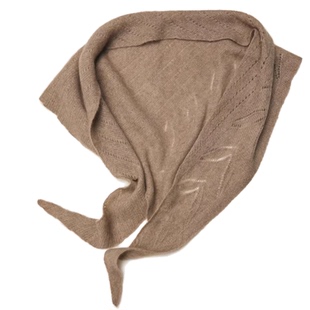 SUCHU素雏 气质百搭三角巾薄款！出口羊绒镂空针织小围巾披肩四季