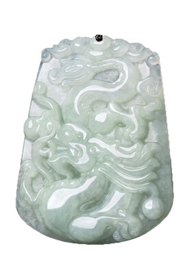 天然缅甸霸气龙牌送朋友吊坠礼物