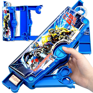 变形金刚多功能文具盒笔盒男孩小学生密码黑科技网红自动铅笔盒男生款幼儿园玩具收纳年级机关大容量创意炫酷