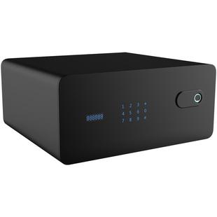 虎牌抽屉式保险柜家用小型搬不走保险箱防盗指纹密码黄金首饰收纳盒45cm家庭衣柜暗格嵌入式隐藏隐形2026新款