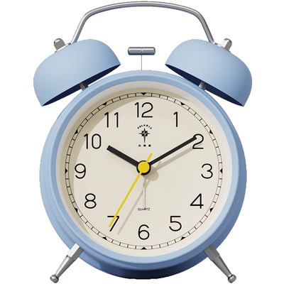北极星金属耐摔亲肤充电闹钟