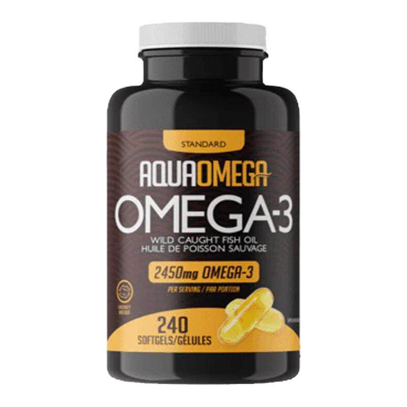 现货 加拿大 AQUAOMEGA Omega-3 特强型 深海野生鱼油 甘油三酯型