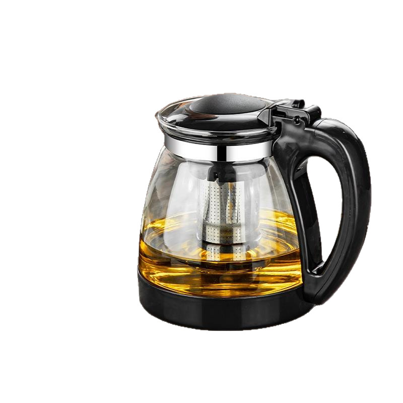 家用大容量玻璃茶壶套装茶杯耐高温水壶泡茶花茶壶茶具茶水滤网