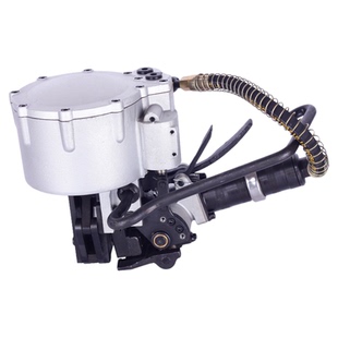 荣磊KZ32mm气动钢带一体式打包机 大拉力钢带一体机 铁皮带重型捆扎机 组合式气动钢带打包机19 全自动打扣机