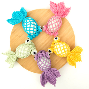 胖小森手作 蕾丝毛线立夏鸡蛋袋兜diy编织材料包幼儿园手工材料包