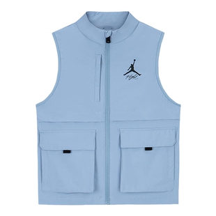 Jordan童装儿童马甲春秋新款男童运动防风外套上衣潮JD2412058GS