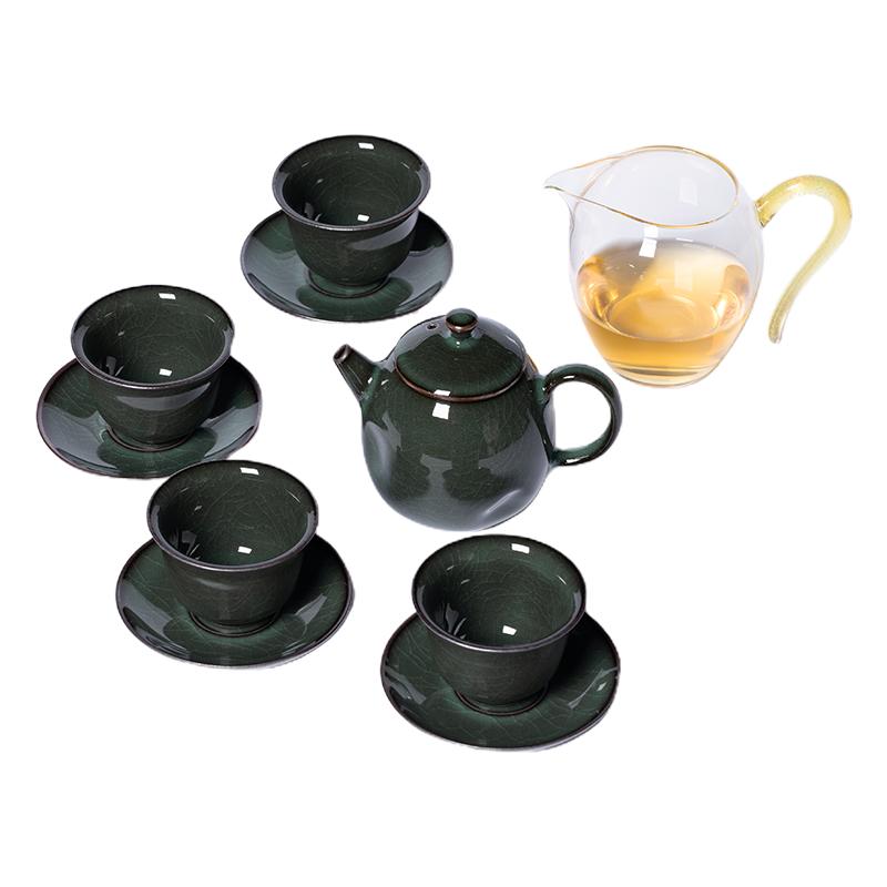 【官方正品】冰裂纹旅行茶具