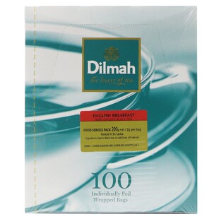 Dilmah迪尔玛英式早餐红茶包100片 锡兰红茶包 进口红茶茶包