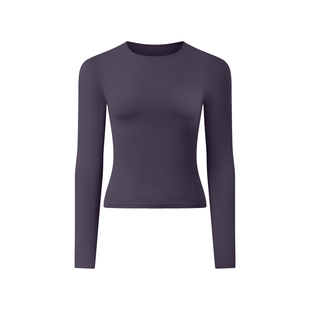 瑜伽服上衣女2025新款紧身运动长袖速干普拉提训练房健身套装冬季