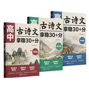 高中古诗文拿稳30+分 基础篇+提高篇+冲刺篇 高一高二高三高考高中语文故事文言文阅读一本通高考真题模拟题型考点解析知识点专练
