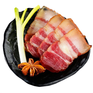 正宗四川湖南湘西特产柴火农家自制烟熏五花腊肉后腿散装腊味咸肉