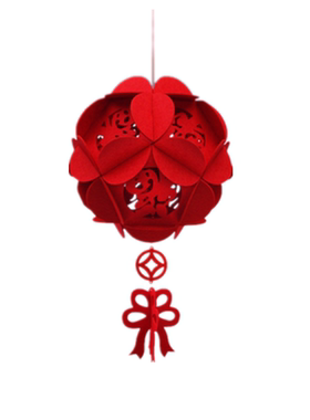2026元旦新年福字拉花装饰