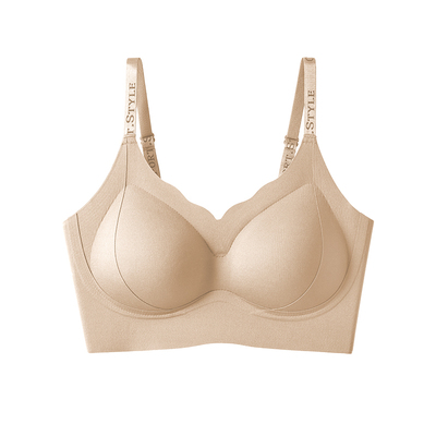 字母隐形粉底液舒适背心文胸罩