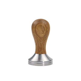 咖啡压粉锤 实心304不锈钢 黄花梨压粉器41/49/51/53/57/58.5mm