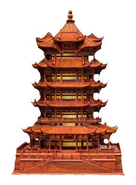 黄鹤楼模型摆件宝塔古建筑