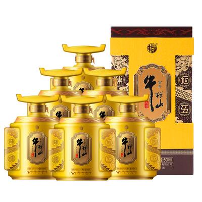 牛栏山九五陈坛度浓香型500ml*6