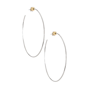 Jenny Bird 素圈耳环金属色REVOLVE设计感小众时尚新款夸张耳饰女