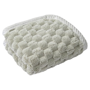 洁丽雅毛巾方巾儿童宝宝小毛巾A类比纯棉吸水柔软擦手面巾挂钩3条