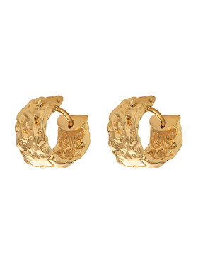 EVESENSE中古感锡纸纹理耳圈